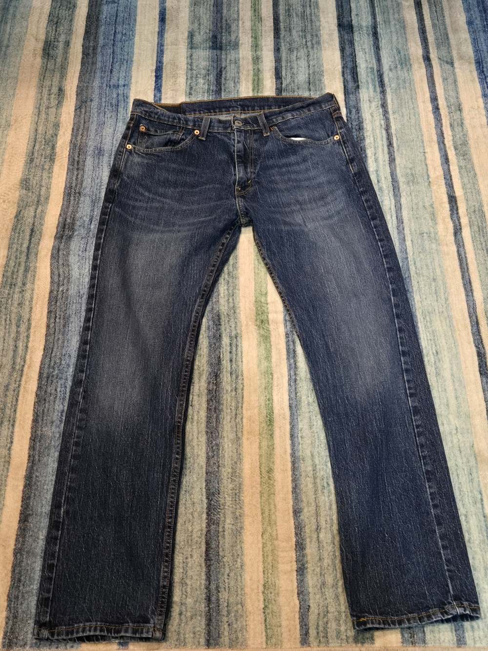 Levi's 505's Blue Straight-Leg Jeans